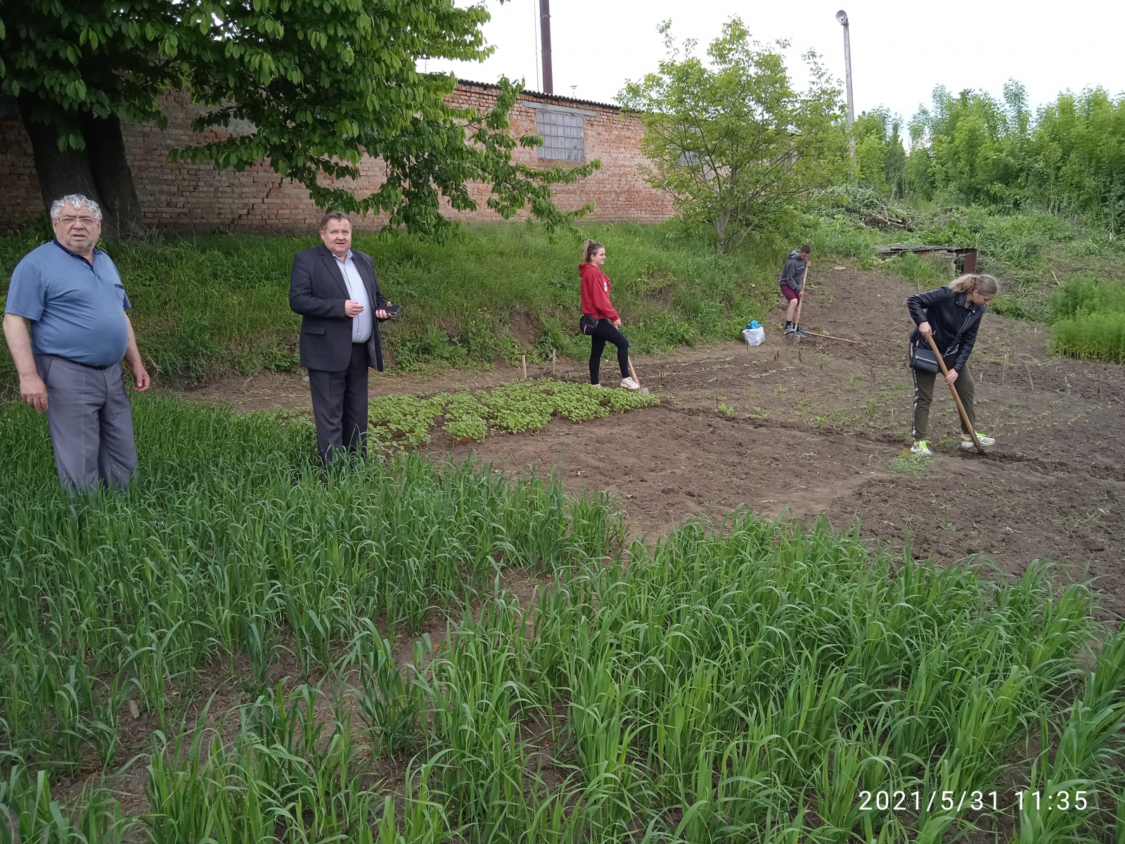 Практичне заняття студентів факультету агрономії